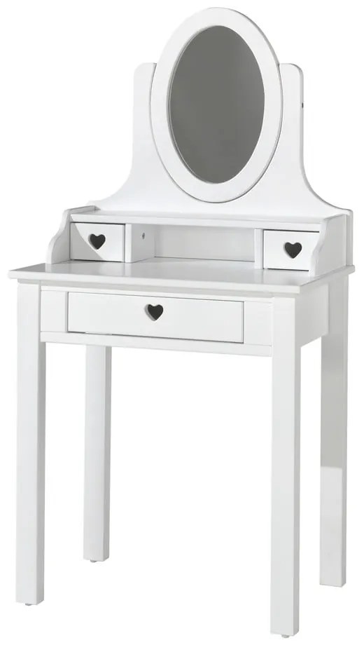 Бяла тоалетка, височина 136 cm Amori - Vipack