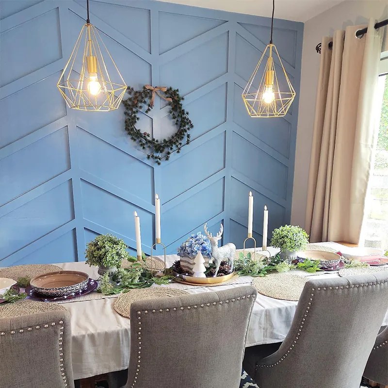 Индустриална висяща лампа златна тел - Carcass