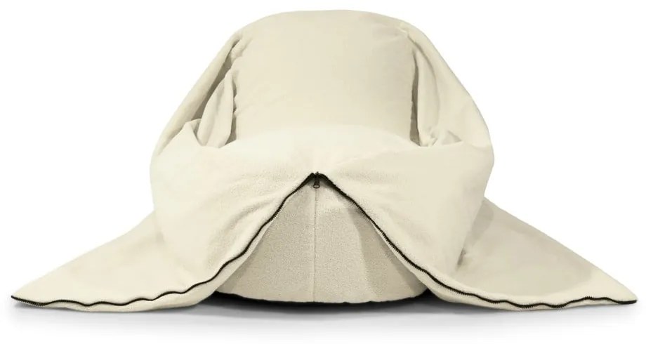 Кремав детски пуф от букле Cocoon 120 – SLOWDOWN