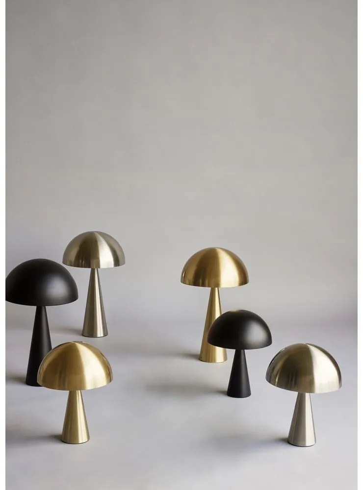 Настолна лампа в златист цвят Herho Mush - Hübsch