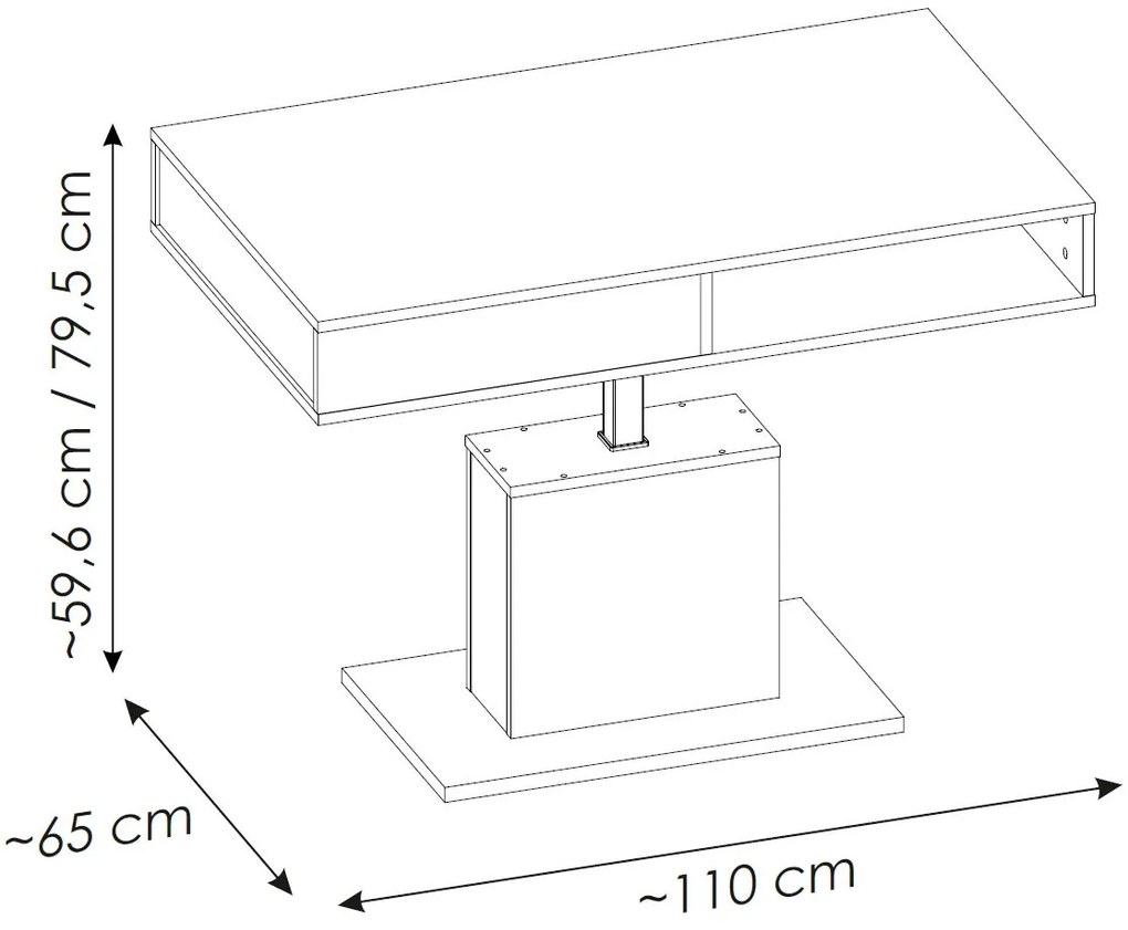 Холна маса Cordell III-Drus anoixto