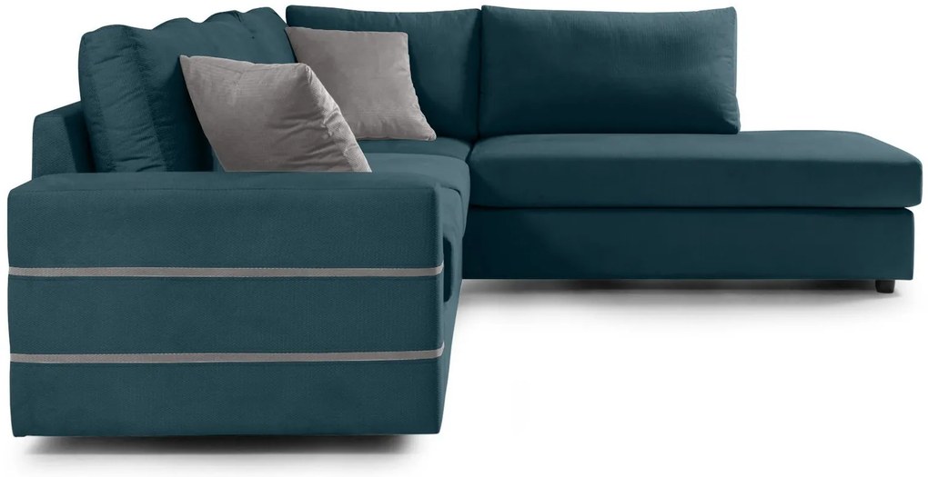 Ъглов диван Holmes-Petrol-Right