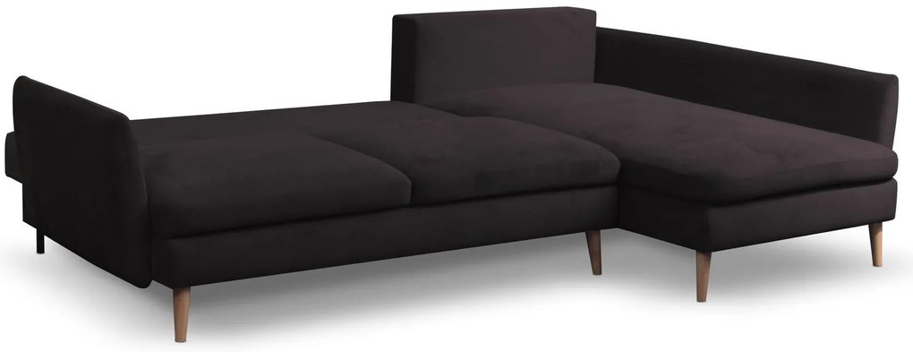 Ъглов диван Camille-Left-Brown