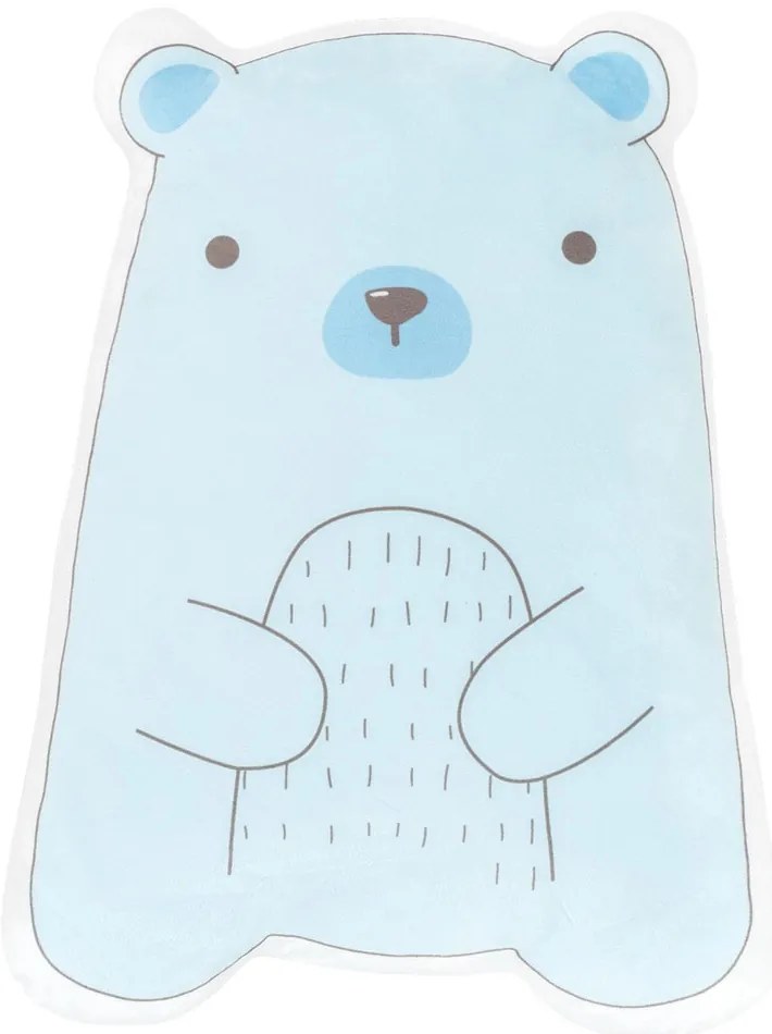 KIKKA BOO Плюшена възглавница BEAR WITH ME BLUE