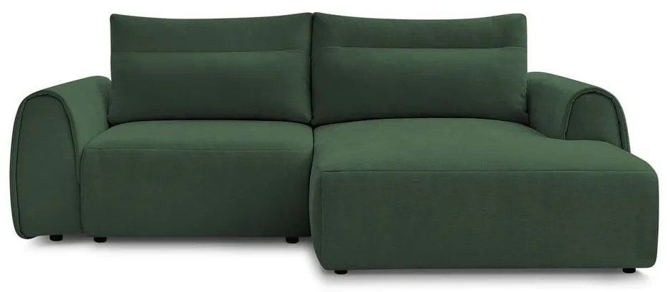 Тъмнозелен ъглов диван Aden – Bobochic Paris