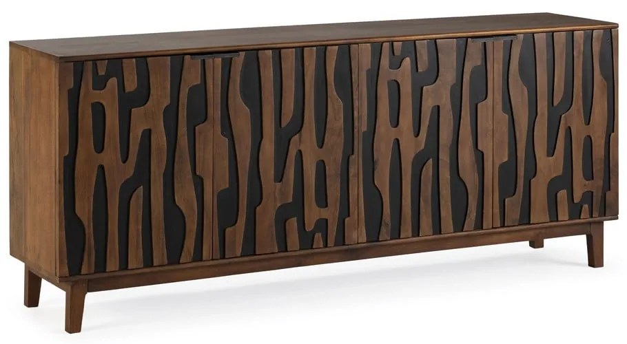 Кафяв скрин от масивно манго 190x80x40 cm Kantu – MOME