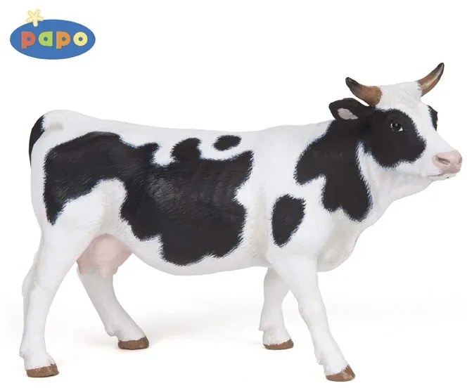 Papo - Фигурка Black and White Cow