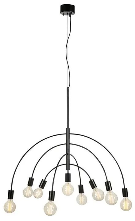 Черно висящо таванно осветително тяло, ширина 94,5 cm Lavello - Markslöjd