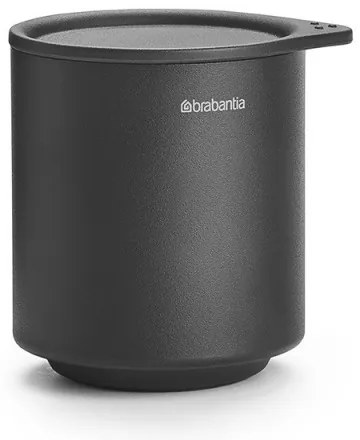 Кутия за аксесоари за баня Brabantia MindSet Mineral 1005686, Противоплъзгаща основа, Минерално покритие, Сив