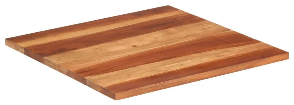 285995 vidaXL Плот за маса, акациево дърво масив, 25-27 мм, 70x70 cм