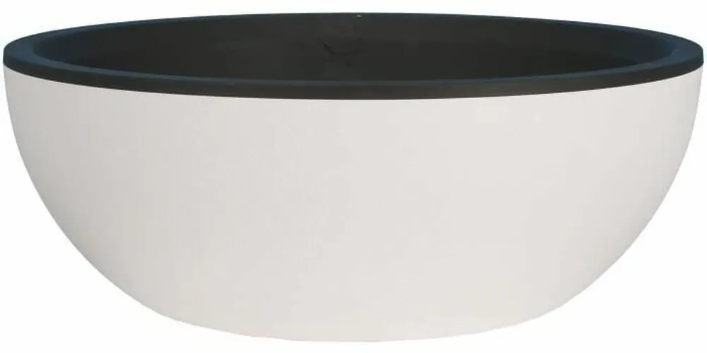 Саксия Riviera   Бял Ø 40 cm