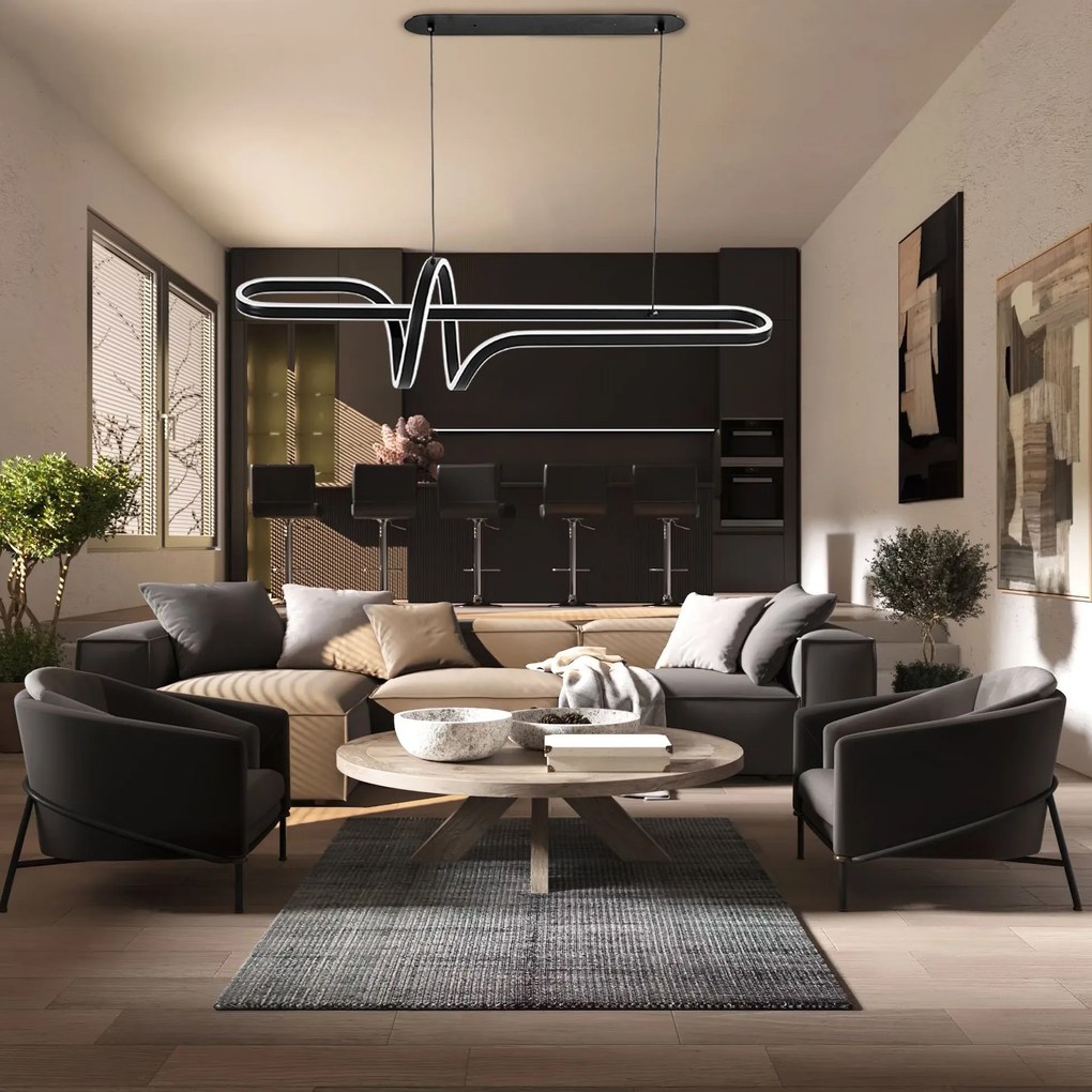 Лампа LED G038-CP Black