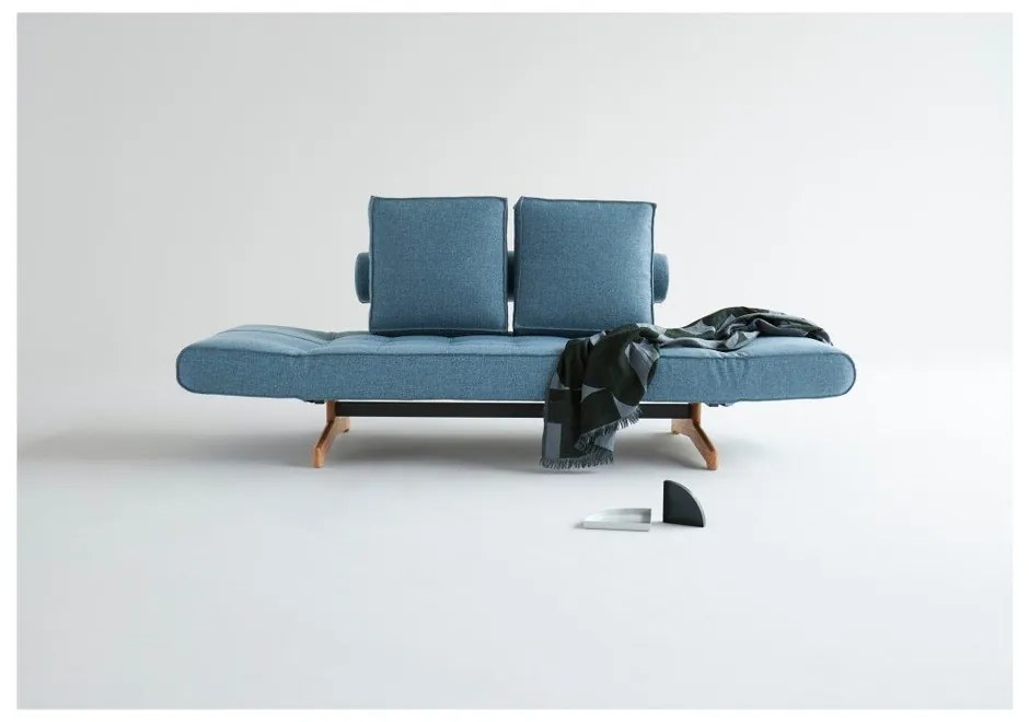 Светлосиня лежанка Innovation Ghia Chrome Mixed Dance Light Blue