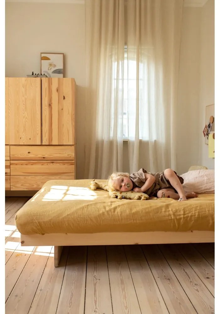 Двойно легло от борова дървесина 140x200 cm Kanso – Karup Design