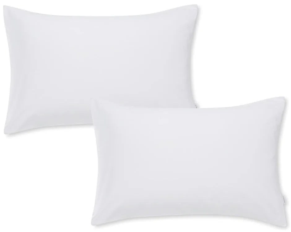Комплект от 2 калъфки за възглавници от бял памучен сатен Standard, 50 x 75 cm Cotton Sateen - Bianca