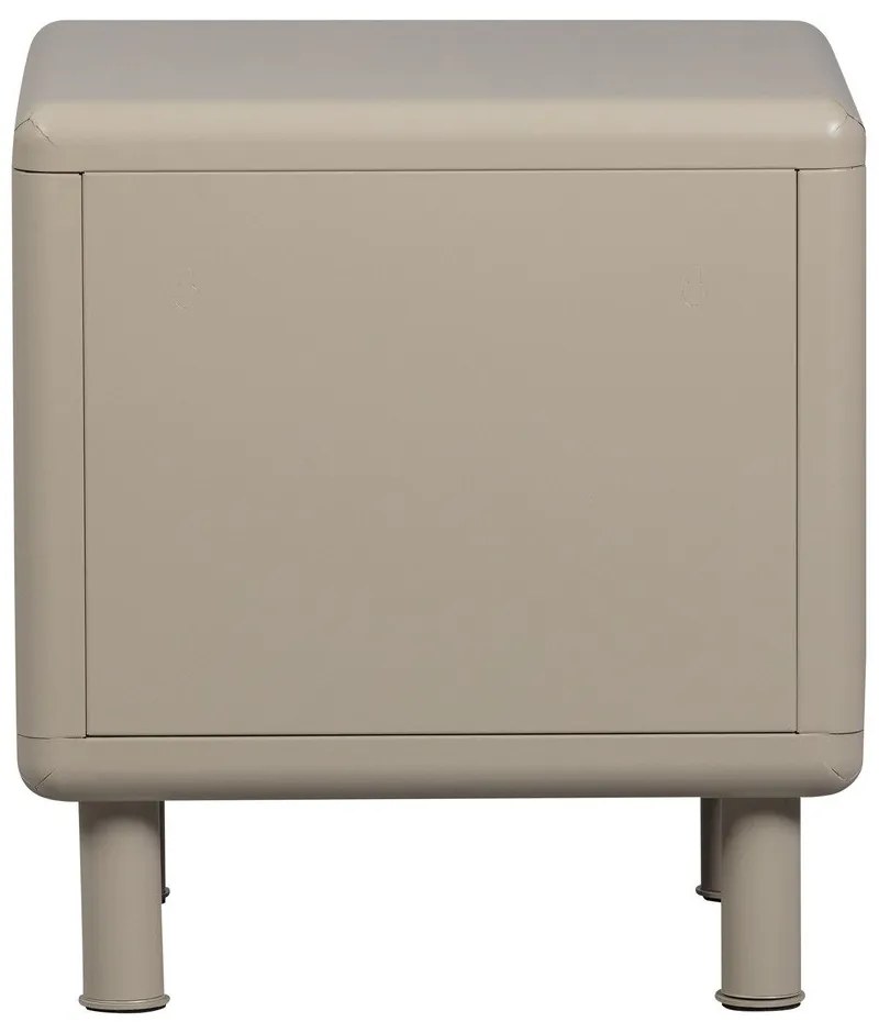 Бежово метално нощно шкафче Rune – WOOOD