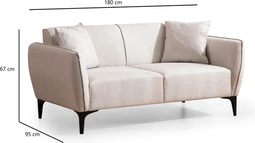 Бял диван Belissimo – Balcab Home