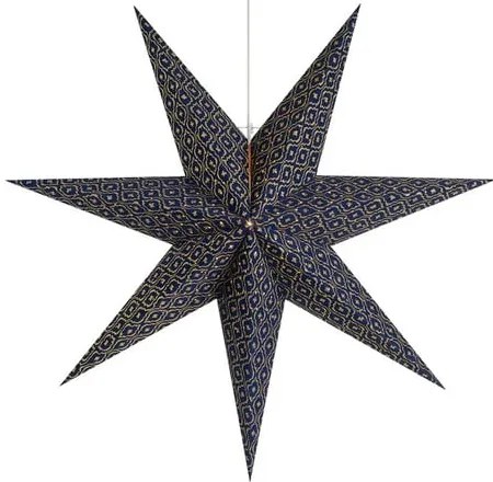 Тъмносиня висяща коледна светлинна украса Baroque – Markslöjd