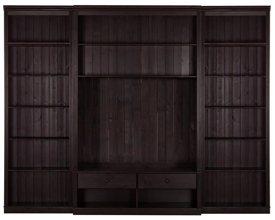 Кафяв TV комплект от от масивен бор 288x223 cm Anita – Støraa