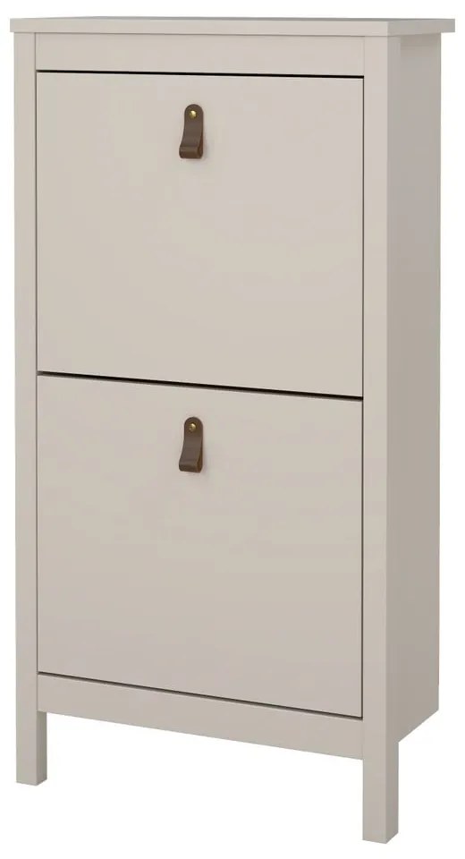 Сиво-бежова накланяща се стойка за обувки Madrid – Tvilum