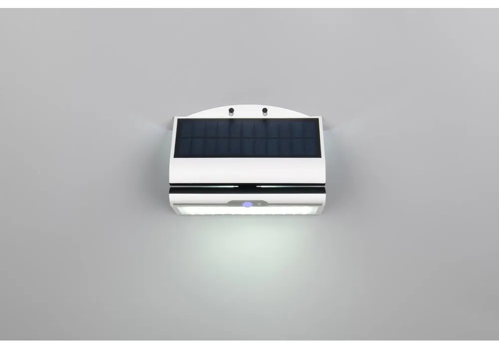 LED стенно външно осветително тяло със соларен панел (височина 18,5 cm) Macapa – Reality