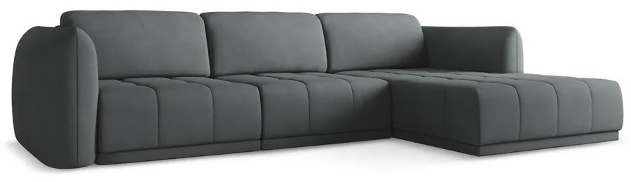 Тъмносив ъглов диван (десен ъгъл) Hoku – Makamii