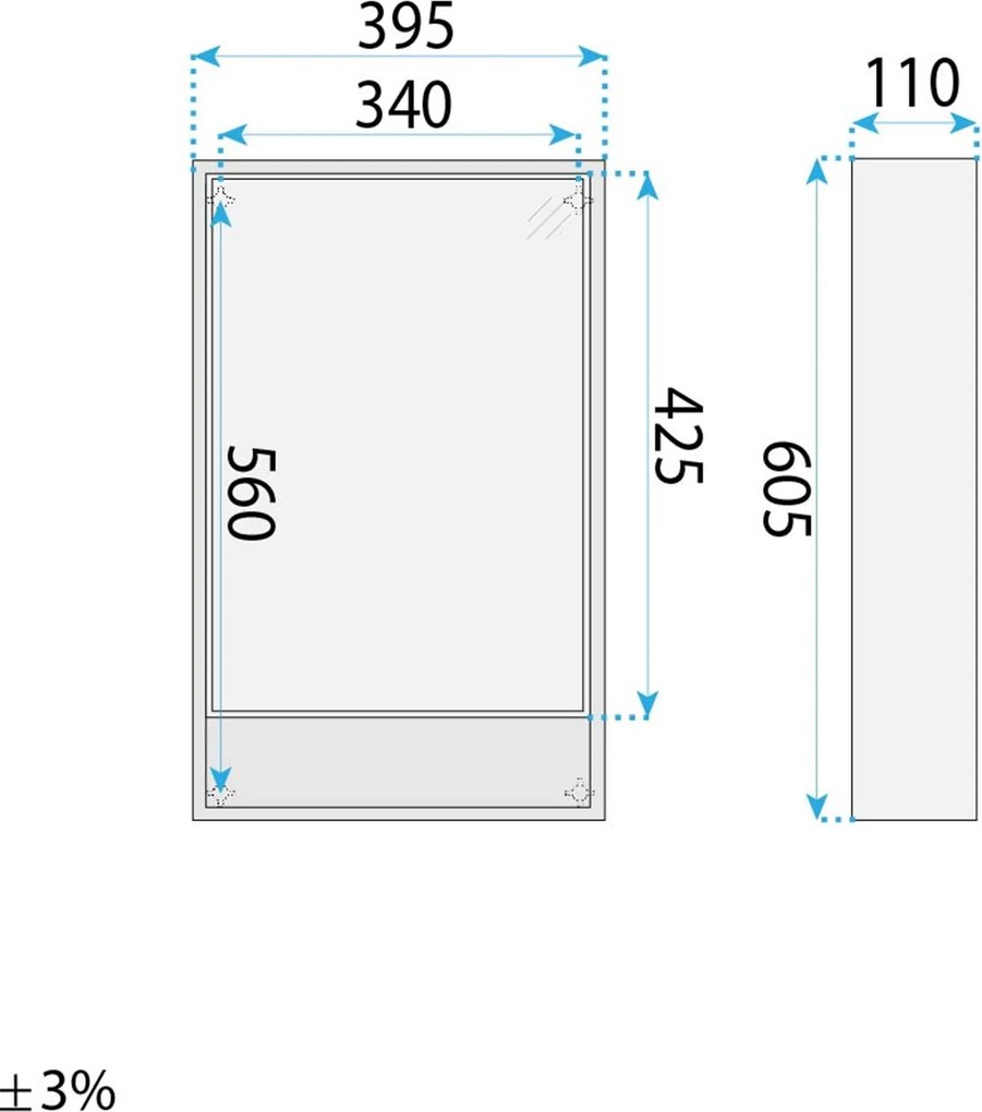 Комплект мебели за баня с мивка Gama T25023 BXM 50CM