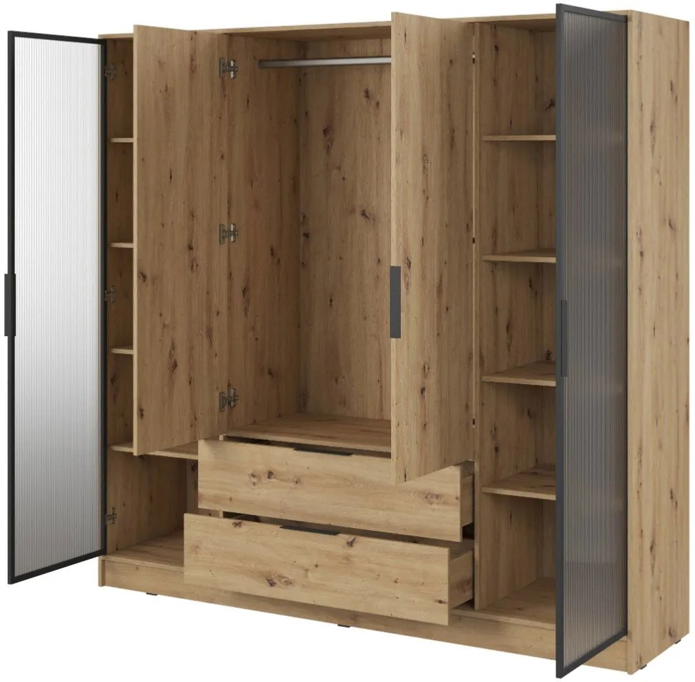 Гардероб Nelly I 4-врати-Fusiko