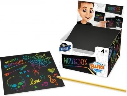 Buki France - Скреч арт Кутия с бележки BKNB001