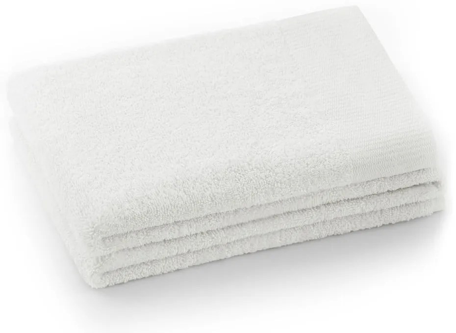 Бяла памучена хавлиена кърпа от тери 70x140 cm Amari – Restilo