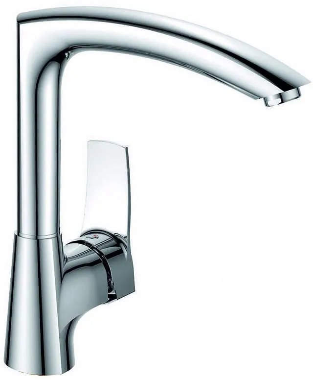 Стоящ смесител за умивалник Quadrat ICF 762530C M7313, месинг, хром
