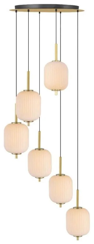 Zuma Line 003064-034750- LED полилей на кабел AKARI LED/34W/230V Ø 50,5 см златен