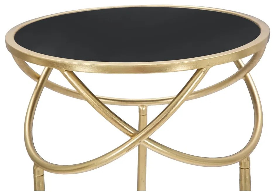 Кръгла масичка за кафе със стъклен плот ø 40 cm Ring - Mauro Ferretti