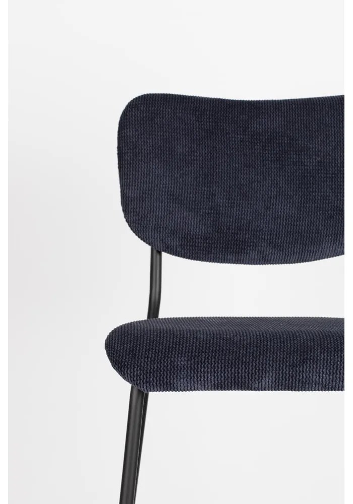 Тъмносини бар столове в комплект от 2 броя 92 cm Benson - Zuiver