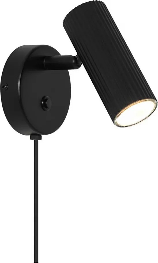 Nordlux - Стенно точково осветително тяло VICO 1xGU10/5W/230V черно