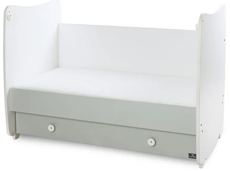 LORELLI Classic Легло-люлка 60/120 см. DREAM БЯЛО/ MILKY GREEN