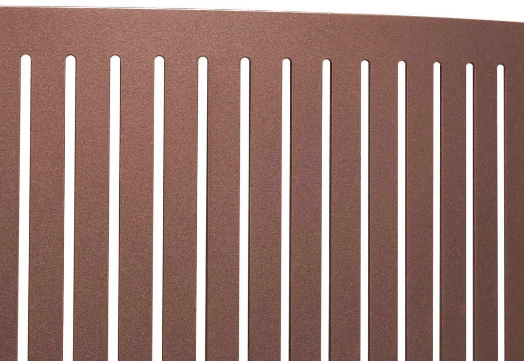 Холна маса Fikoli Ember-Бял мрамор - Медно