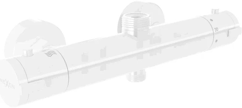 Mexen Kai термостатичен душ батерия, бяла - 77150-20