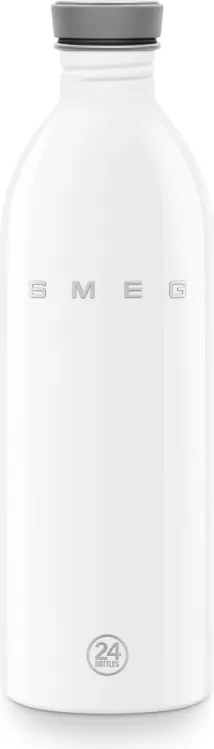 Бутилка Smeg Urban WBF02WH, 1 л, Херметично затваряне, Без ВРА, Неръждаема Стомана, Бял