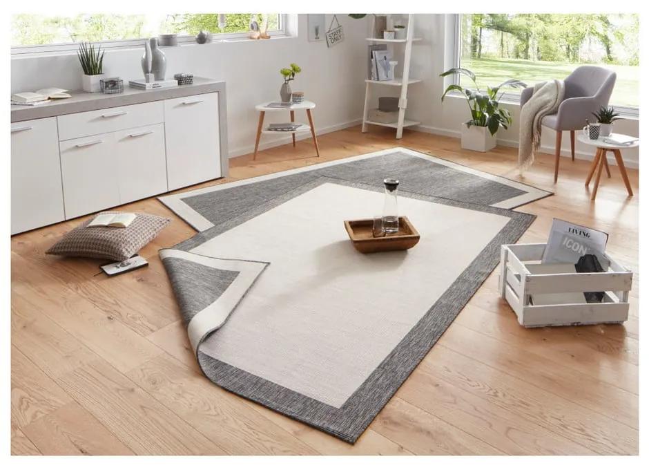Сив и кремав килим на открито , 80 x 150 cm Panama - NORTHRUGS