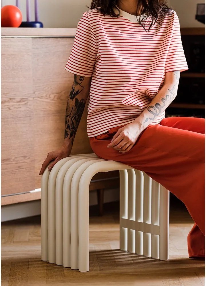 Бежов градински стол метален Nokk – noo.ma