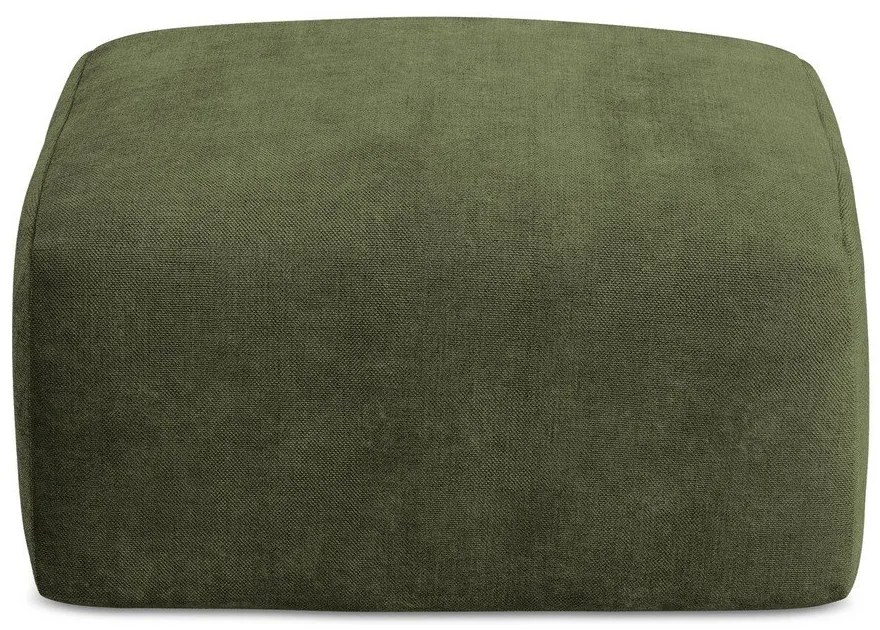 Зелена шенилова табуретка Leila – Makamii