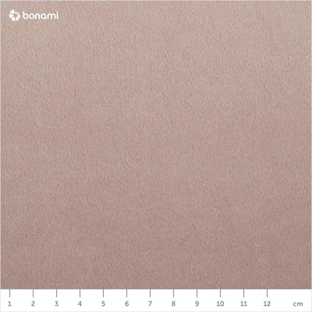 Бежов кадифен разтегателен диван Santo - Milo Casa