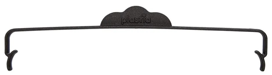 Комплект от 2 черни закопчалки за скрин Hold - Plastia