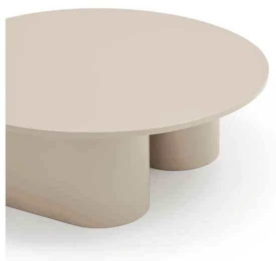 Кремава масичка за кафе 110x111 cm Totem – Teulat