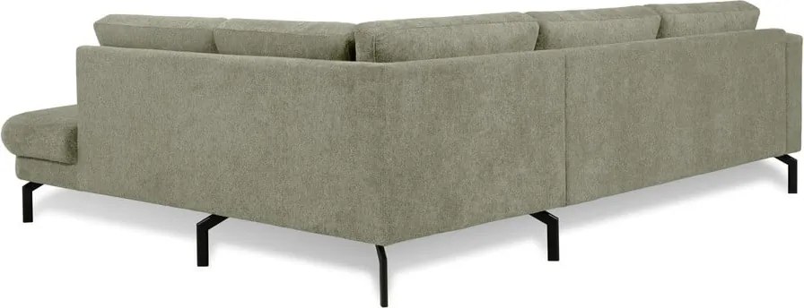 Светлозелен ъглов диван (десен ъгъл) Gomero – Scandic