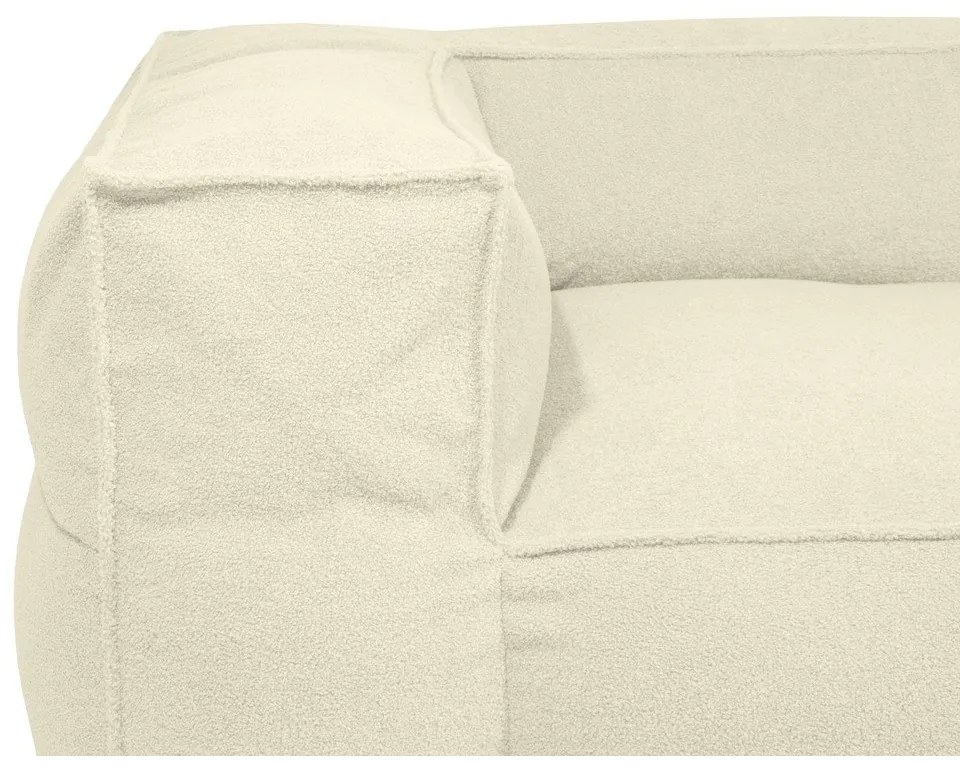 Кремав пуф от букле Mass Corner 125 Right – SLOWDOWN
