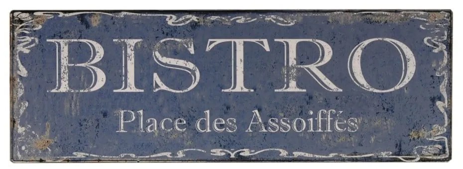 Метална табела 40x14 cm Bistro - Antic Line