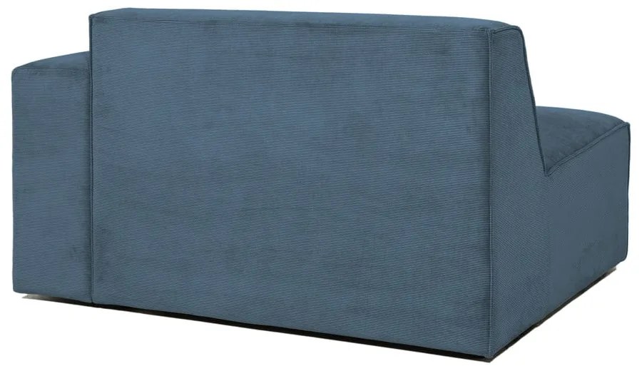 Син модулен диван от рипсено кадифе (десен ъгъл) Sting – Scandic