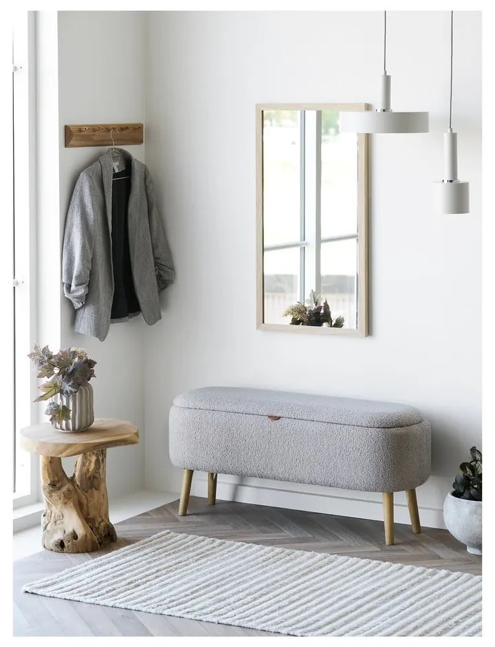 Кръгла странична масичка от масивно тиково дърво ø 40 cm Palena – House Nordic